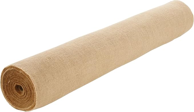 VEVOR Burlap Fabric Roll, 40” x 75 ft High Density Natural Jute Fiber Material for Outdoor Plant Care, Tree Wrap Roll, Decor, DIY Crafts, Wedding, Garden Weed Barrier, Plants & Trees Winter Covering