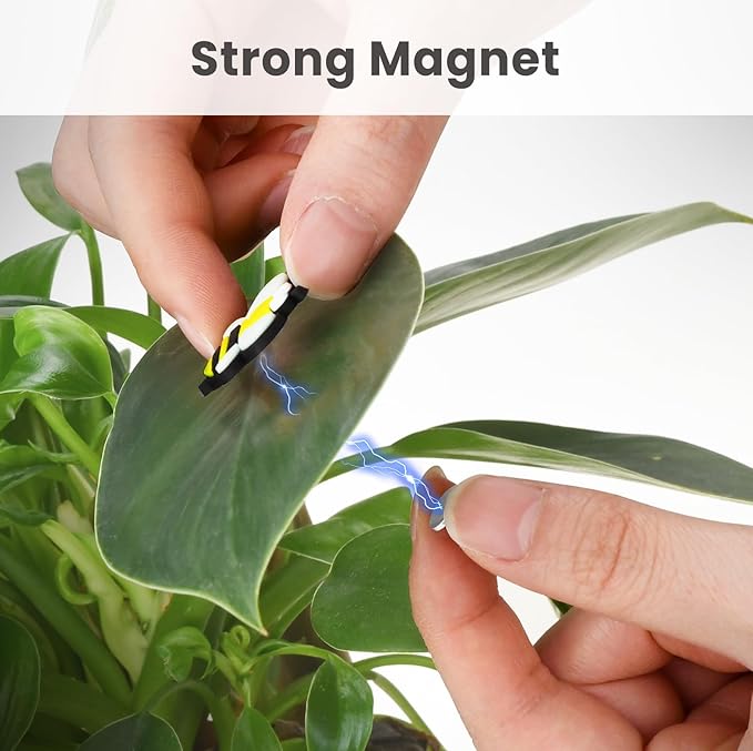 Plant Magnets for Potted Plants, 12pcs Plant Decorations Plant Magnet Eyes Fun Face Plant Charms for Plant Lovers Friends Unique Gifts, Indoor Outdoor Office Plants Accessories