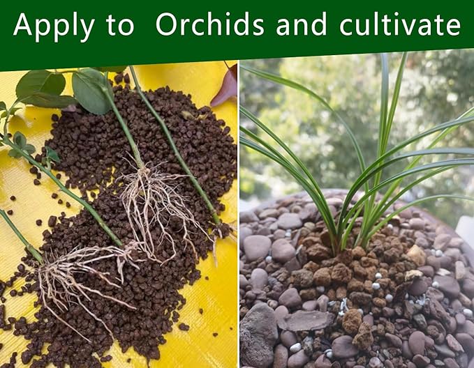 Horticultural Akadama Soil - Cactus Bonsai Succulent Soil Additive for Plants, Landscaping, Vase Fillers (10 LB, 1/4 inch)