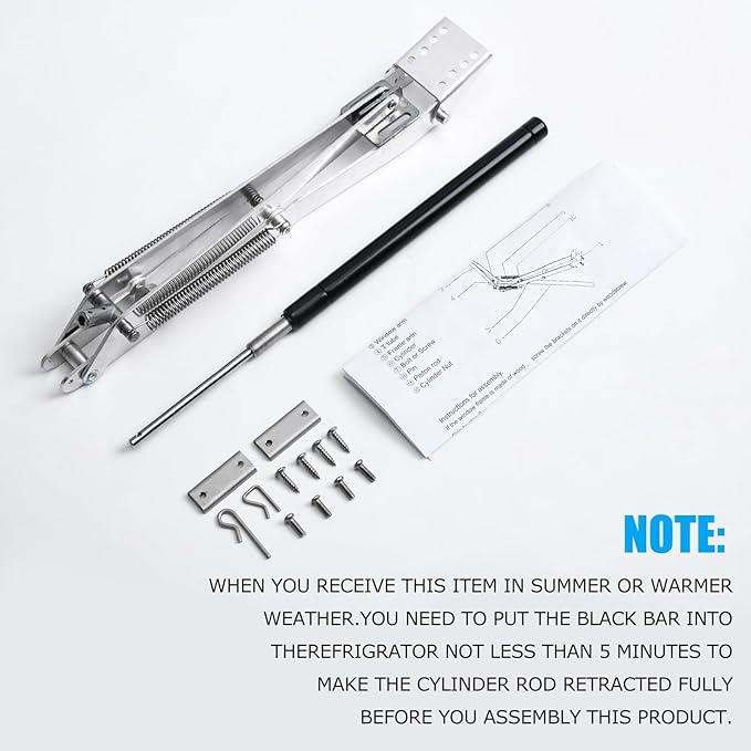 CHANGE MOORE Auto Vent Opener Automatic Greenhouse Window Opener Roof Vent Opener Auto Vent Kit Sensitive Gardening Tools Automatic Greenhouses Supplies (Dual Spring Up to 33lbs)