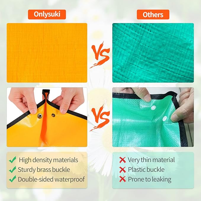 Repotting Mat for Indoor Plant Transplanting & Potting Soil Mess Control, 26.8" X 26.8" Portable Potting Tray Succulent Plant Mat Indoor Gardening tools Gardener Gifts Plant Gift for Plant Lovers