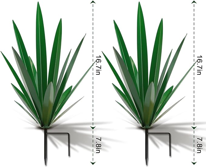 Homight Metal Tequila Country Sculpture DIY Tequila Plant Home Decor Country Tequila Garden Ornament Indooutdoor Statuette Patio Lawn Patio Stake Decoration Gift to The Garden…