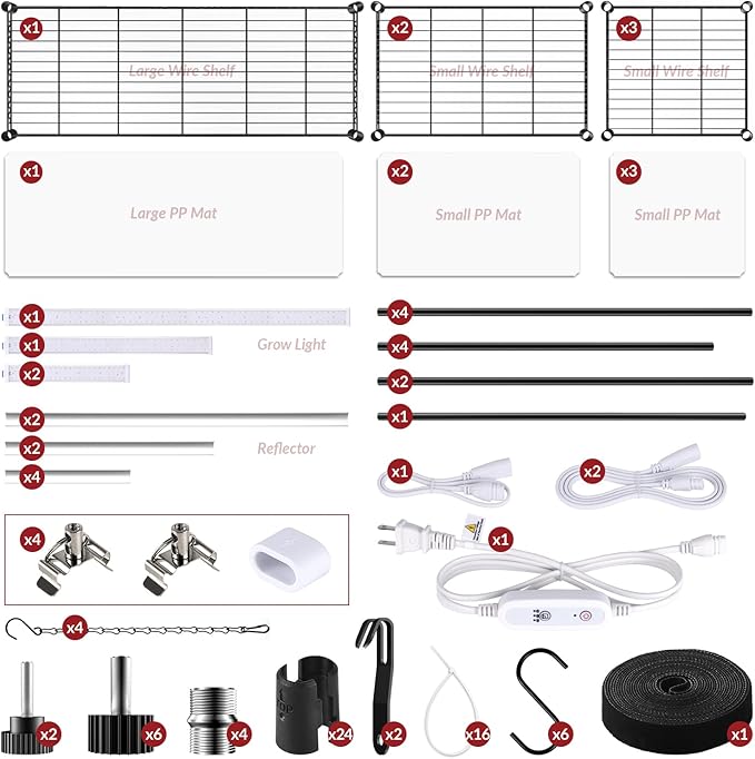 Indoor plant stand with grow light with timer, 3-Tier Metal plant shelf with grow light, 80W Full Spectrum LED Grow Light, Large plant stand for Living Room