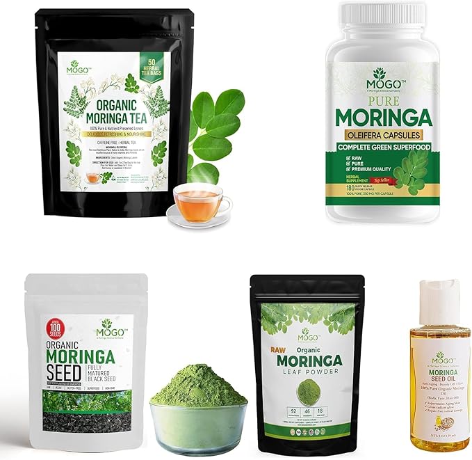 100+ Organic Moringa Seeds| Best for Planting & Gardening| High Yield Fully Matured Black Seeds|Semillas De Moringa Seeds only for Planting