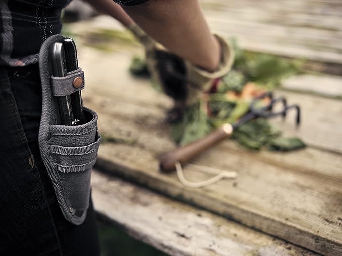 Barebones Pruner Sheath - Heavy Duty, Non-Slip Cover for Pruning Shears - Old World Japanese Design for Plant Trimming Scissors - Ideal Houseplant Accessories & Garden Tools - Sheath Only