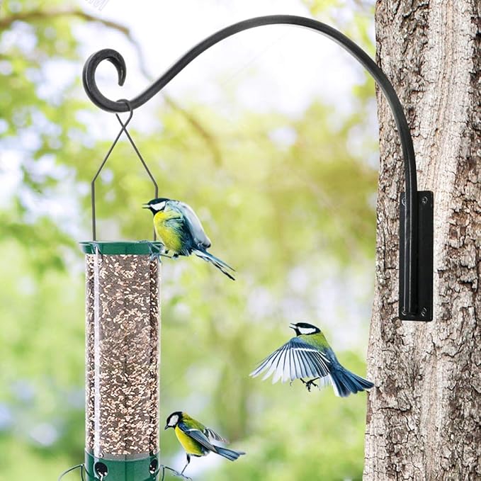 AJART Hanging Plant Hooks|Plant Bracket Outdoor - Thicker More Durable Rust-Resistant, Heavy Duty Plant Bracket Outdoor (1 PC, 22")