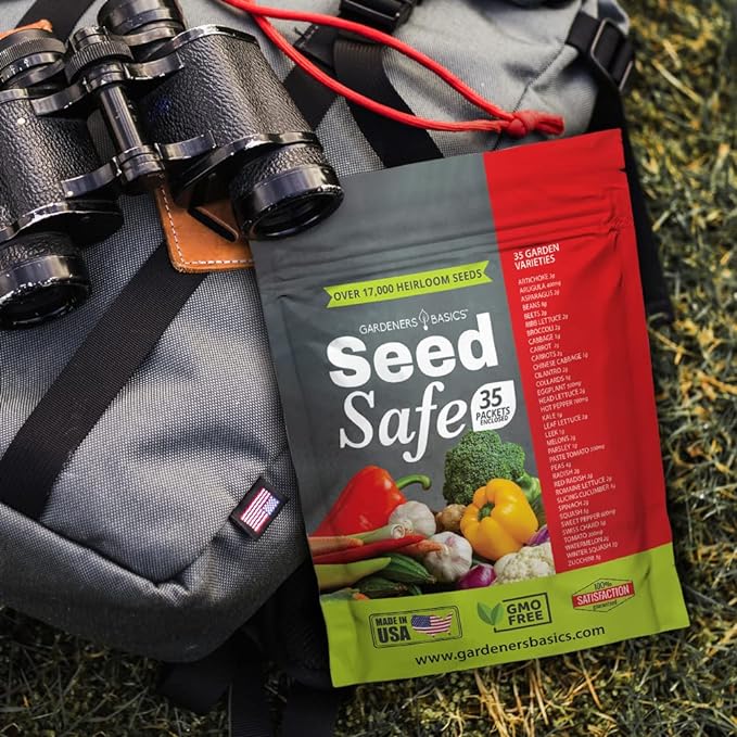 Gardeners Basics, Survival Garden Heirloom Seeds, Victory Garden Seeds - 35 Varieties, 17,000+ Vegetable and Fruit Seeds for Planting Great Emergency Preparedness Items and Bugout Bag Supplies Gear