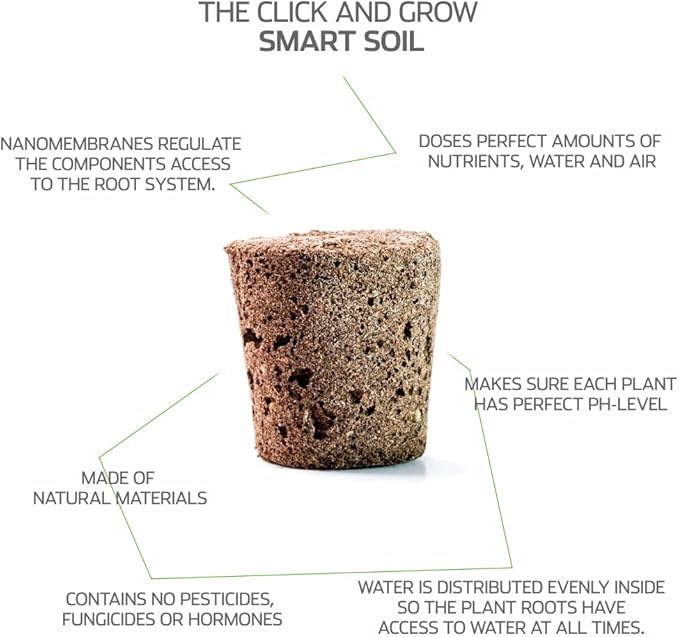 Click and Grow Smart Garden Dwarf Basil Plant Pods, 3-Pack