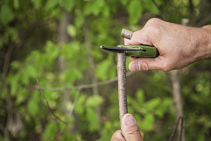 EZ Kut Heavy Duty Pruning Shears Green - with Ratcheting Action Great Garden Hand Tool Clippers Gardening pruners arthritis tools Ratcheting Anvil Hand Pruner Pruning Shears Heavy Duty Since 1988