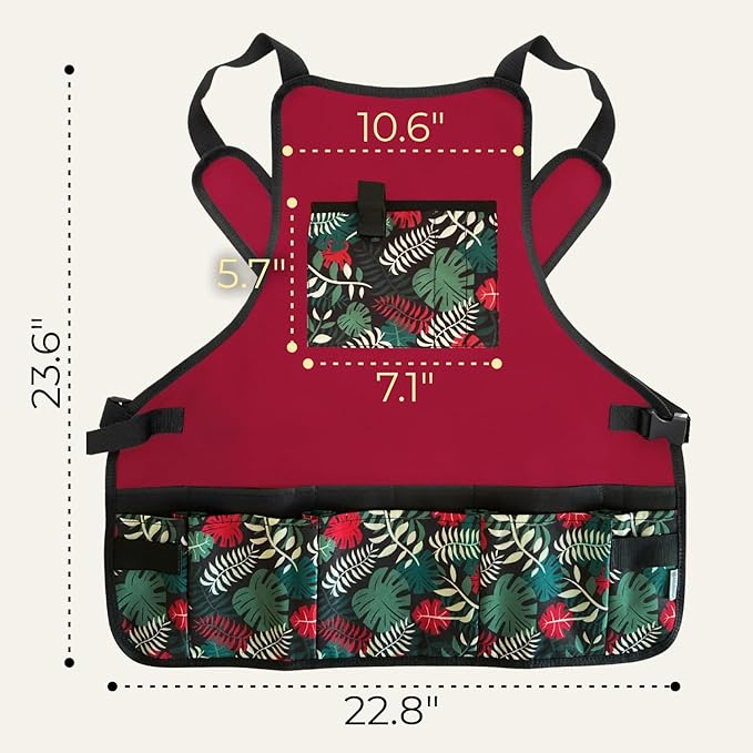 Garden Aprons for Women with Pockets - Gardening Apron - Florist Apron - Gifts for Gardeners, Artist, Painting, Art