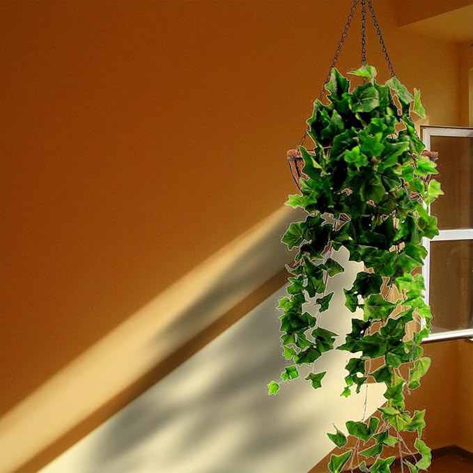 Hanging Planters Basket Outdoor Indoor(14 inch 4 Pack)-Coconut Coir Hanging Baskets for Plants Outdoor,Metal Wire Baskets with Coco Liner Window Box Planters, hanging Flower Pots For Railingsā¦