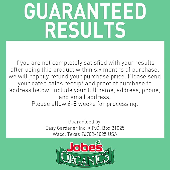 Jobe’s Organics Granular Garden Fertilizer, Easy Plant Care Fertilizer for Herb Gardens, 4 lbs Bag