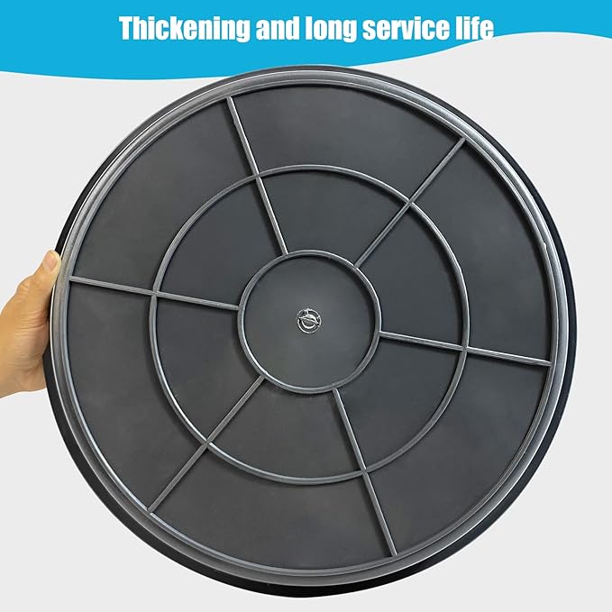 6 Pack Plant Saucer 12 14 16 18 20 22 Inch Plastic Plant Tray, Sturdy and Durable Flower Pot Container Accessories Plant Pot Saucers for Indoor and Outdoor (20 Inch, Gray)