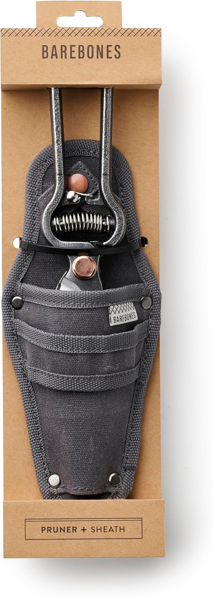 Barebones Pruner Sheath - Heavy Duty, Non-Slip Cover for Pruning Shears - Old World Japanese Design for Plant Trimming Scissors - Ideal Houseplant Accessories & Garden Tools - Sheath Only