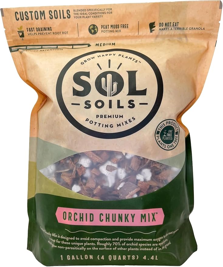 Sol Soils Orchid Chunky Mix (1 Gallon)
