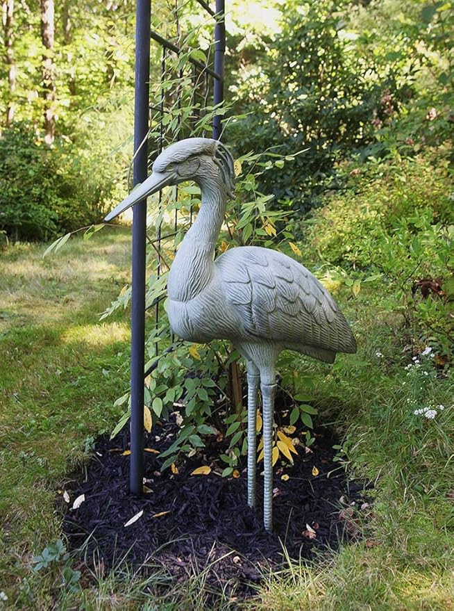 Achla Designs Stately Blue Heron Garden Statue