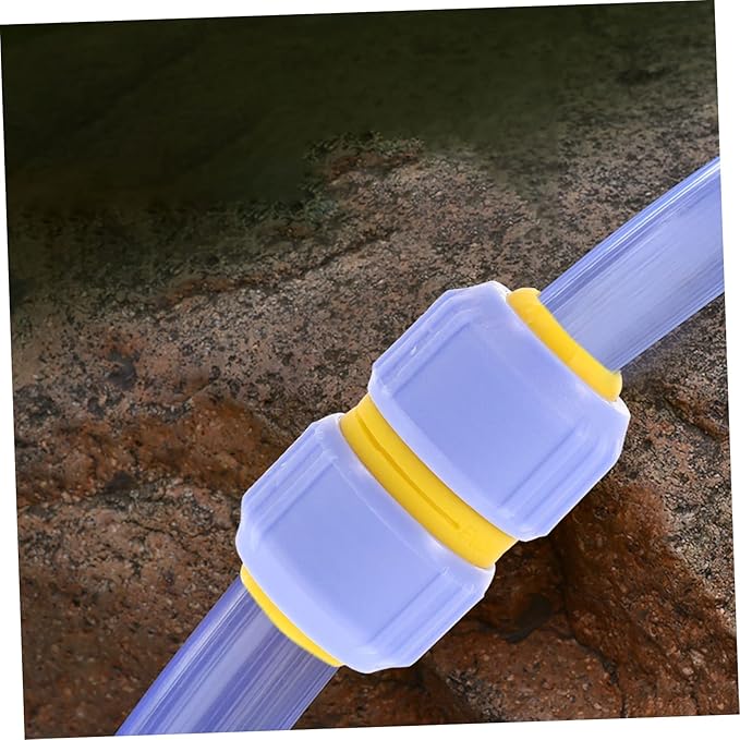 4pcs Barb Hose Fittings Garden Quick Connect Irrigations Thread Fittings Zero g Hose Caps and Plugs G -g 1/2 Inch Hose Repair Garden Kit Quick Loading Decorations Abs