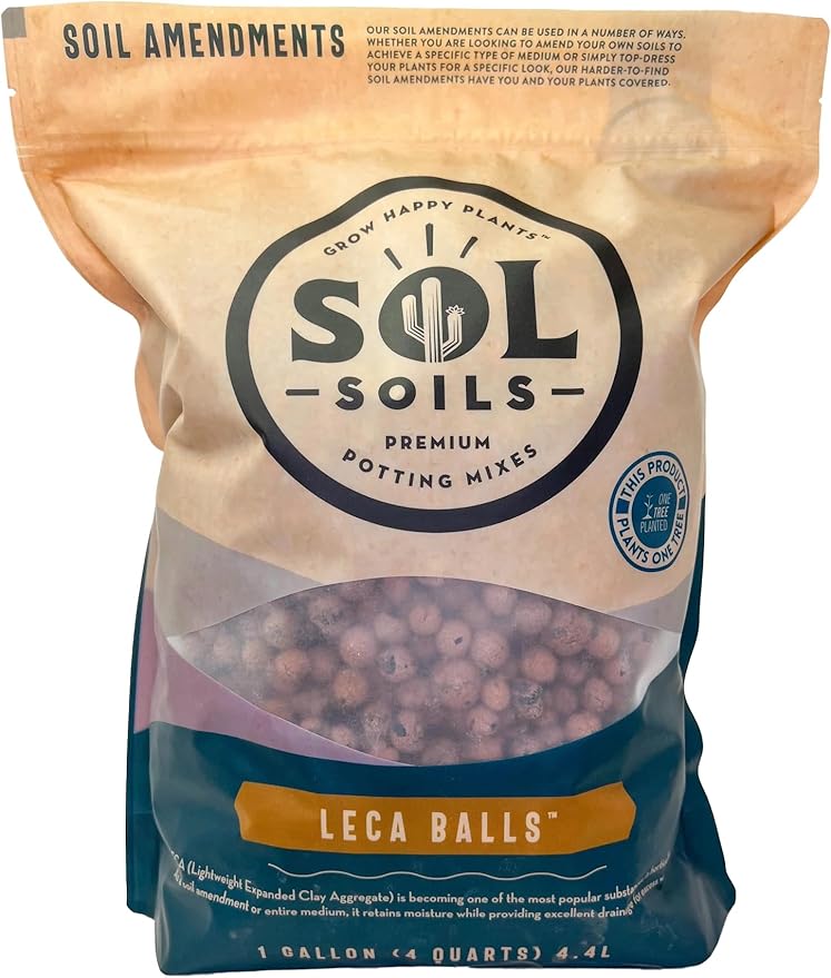 Sol Soils LECA Balls Soil Amendment (1 Gallon)