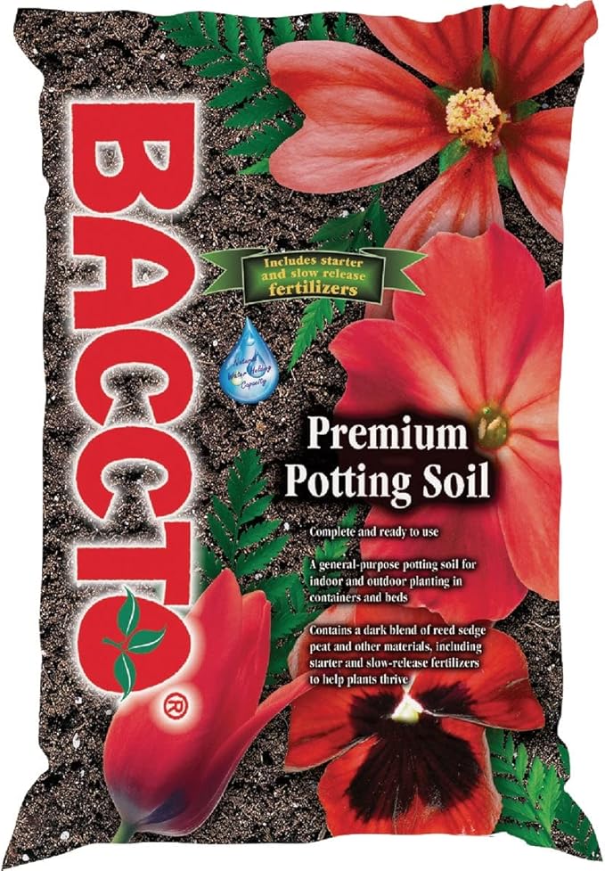 1225 Baccto Premium Potting Soil, 25-Pound