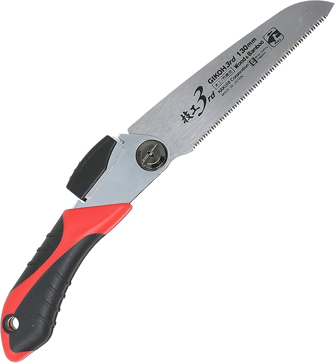 KAKURI Japanese Pruning Saw Folding for Branch & Bamboo Cutting 5-1/8" Replacement Blade, Made in JAPAN