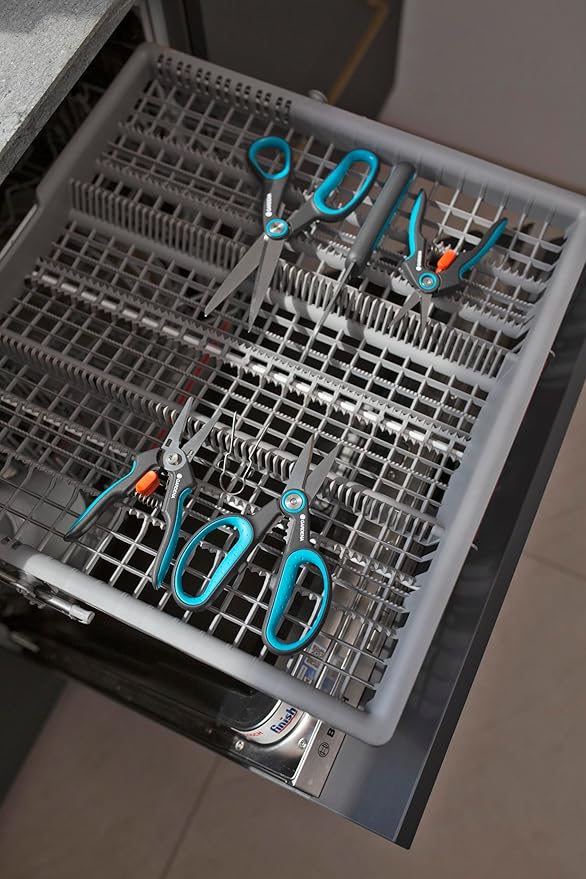 Gardena 12214-36 HerbCut Scissors with holder. Precise German engineered steel blades to maintain best health for plants. 25 Year Warranty