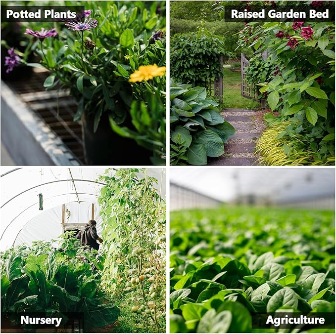 Drip Irrigation Fittings Kit for 1/4" Tubing, 90 Pieces Drip Line Connectors for Drip Systems - 30 Couplings, 20 Tees, 20 Elbows, 20 End Plugs, Drip Irrigation Parts for 1/4 Inch Drip Hose