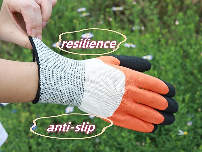 4PCS Garden Tools Set with 2-in-1 Tool Hoe/Cultivator Dual Head; Willow Leaf-Shaped Seeding Widger Gardening Trowel; Protective Gloves and Pruning Shear