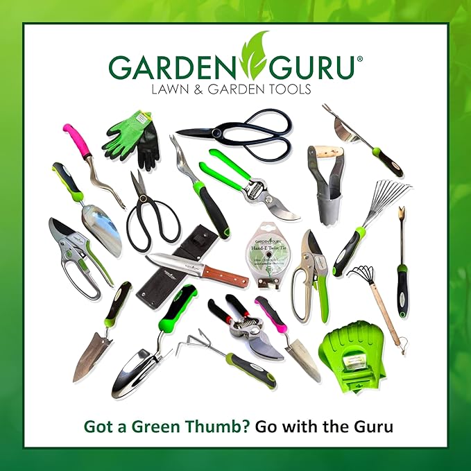 GARDEN GURU Bypass Loppers Tree Trimmer Clipper – Compact 15 inch High Carbon Steel Blade Gardening Loppers Pruning Shear - Comfort Grip Handles – Heavy Duty Branch Cutter – Cut Thick Branches w Ease