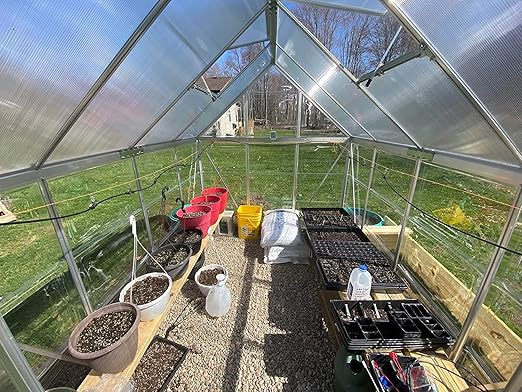 Drip Irrigation Kit, Automatic Irrigation System, 1/2" Irrigation Tubing Garden Irrigation System, Garden Watering System for Garden Yard (65FT)