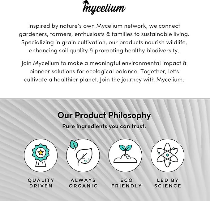 Mycelium's Dung-Loving Mushroom Monotub Bundle – 6LB CVG & 3LB Millet/Milo Grain | Expertly Prepared for Peak Mycelium Growth | Nutrient-Dense for Home Growers | Complete with Cultivation Enhancer