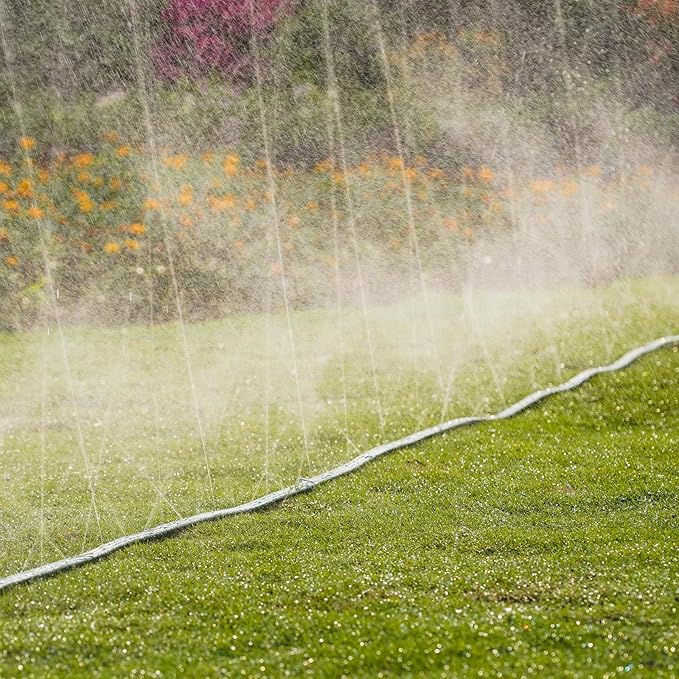 Sprinkler Soaker Hose 25ft for Garden Lawn, Watering Hose with Holes, High-Efficiency Water-Saving Garden Irrigation System, Drip Hose Sprinkler
