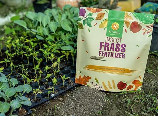 Insect Frass Fertilizer for Soil Amendment, All-Purpose Organic House Plant Food and Fertilizer- 3 Pound