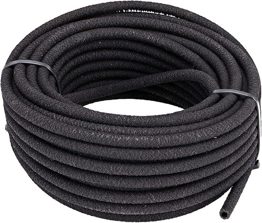 Raindrip 015005T 1/4-Inch by 50-Foot Soaker Hose Tubing for Drip Irrigation, Use in Vegetable Garden, Planters, and Borders, 50-Foot, Black