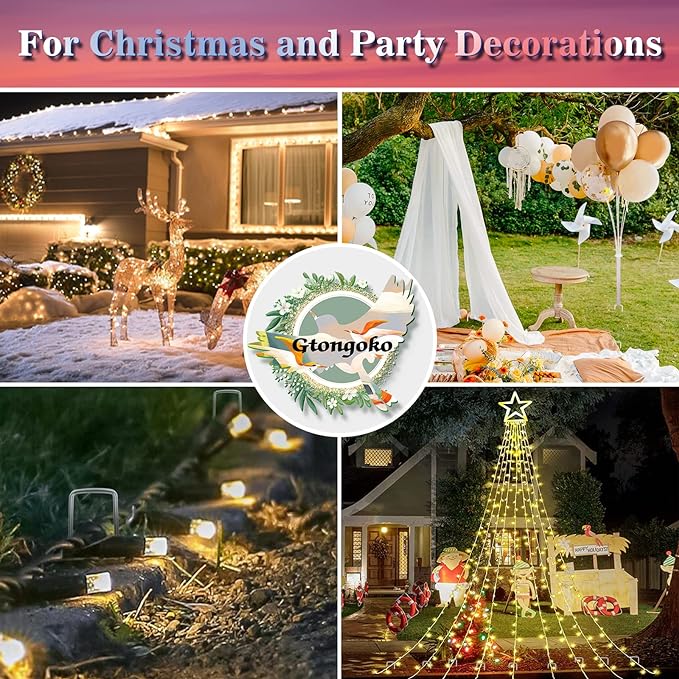 Gtongoko 20 Pack Garden Stakes Tent Stakes Galvanized Landscape Staples 11 Gauge 6 Inch Anti-Rust Ground SOD Pins for Weed Barrier Fabric, Irrigation Tubing, Holding Fence