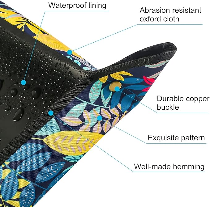 Repotting Mat for Plant Transplanting and Mess Control 29.5"x 29.5" Oxford Fabric Waterproof Potting Foldable Indoor Portable Gardening Tray Unique Gifts Lovers