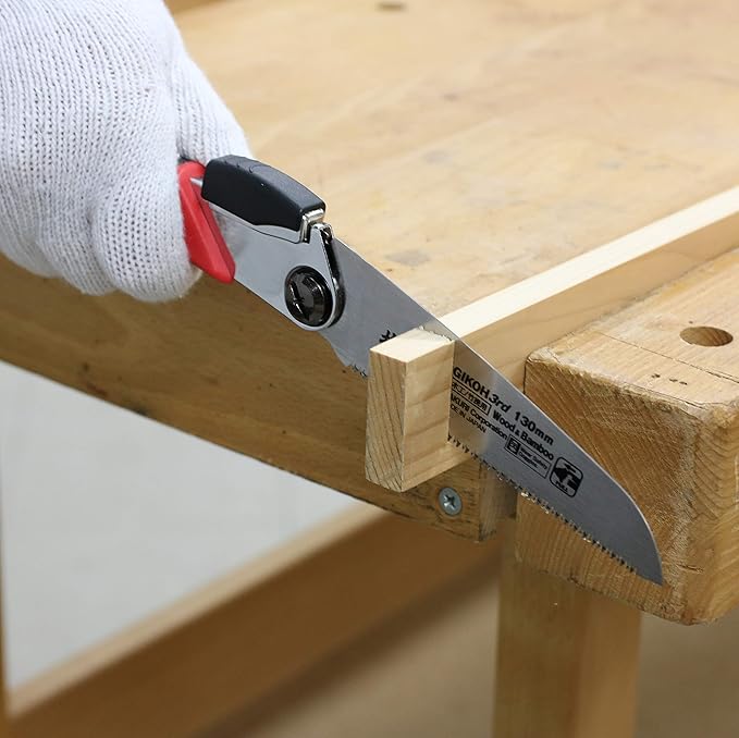 KAKURI Japanese Pruning Saw Folding for Branch & Bamboo Cutting 5-1/8" Replacement Blade, Made in JAPAN