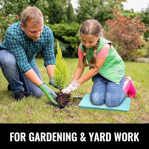 NETANY Extra Thick Kneeling Pad for Gardening, Comfortable Knee Pad Cushion, Extra Large Foam Kneeler Mat for Gardening, Baby Bath, Workout, Exercise & Yoga, Mechanic, 17.8 x 11 x 1.5 in, Turquoise