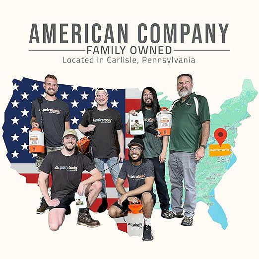 PetraMax Lawn & Turf Drought Armor - Keep Grass Hydrated, Lawn Fertilizer for Green Grass, Liquid Grass Fertilizer for Lawn, Root Booster for Plants & Grass & Lawn Soil (32oz)