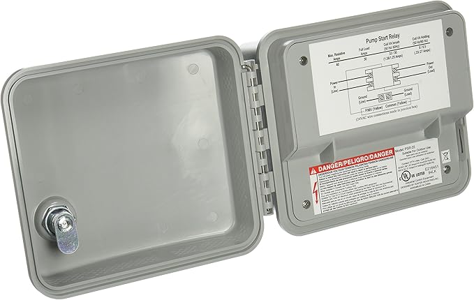 Hunter Sprinkler PSR22 Double Pole or Single Throw Pump Start Relay for Up to 5 HP