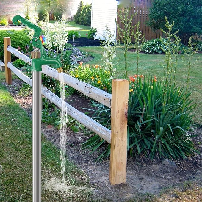 Frost Proof Yard Hydrant Frost Free Outdoor Faucet Freeze Proof Hydrant for Yard Garden Farm Pasture Irrigation,Water Faucet 3/4" Pipe Connection,3.25ft Total Length 12 inch Bury Depth No Lead