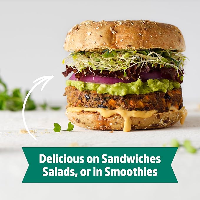 Back to the Roots 100% Organic Alfalfa Seeds | 1 Pound Non-GMO | Nutrient Dense, Easy to Grow, Rich in Fiber