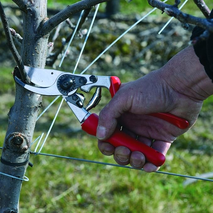 Felco Pruning Shears (F 7) - High Performance Swiss Made One-Hand Garden Pruners