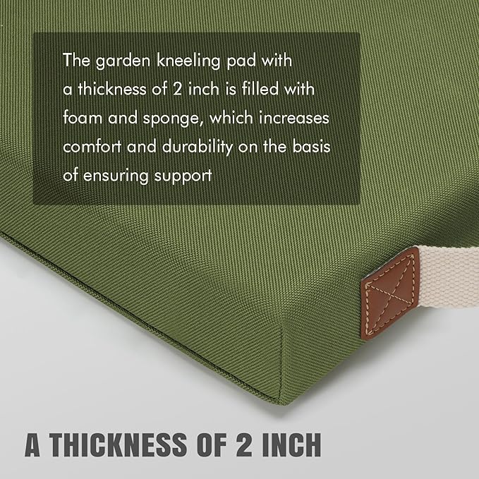 Large Knee Mat-Gardening Kneeler Pad-Thick Garden Sitting or Kneeling Pad Cushion-Construction Knees Support Board of Working,Repairing-Floor Knees Mat for Prayer,Fitness,Yoga,Gym & Pilates-Green