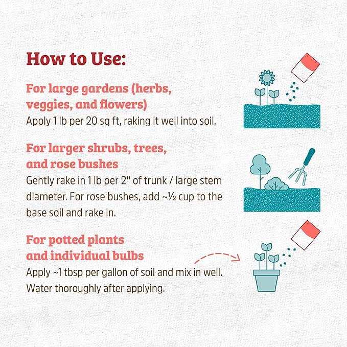 Back to the Roots 100% Organic Bone Meal | Made in The USA | Premium Nutrition for Indoor and Outdoor Plants