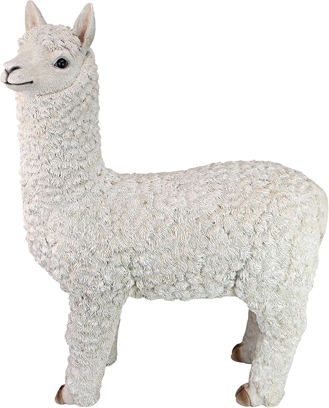 Design Toscano The Alpacalypse of Alpaca Garden Statues: Large