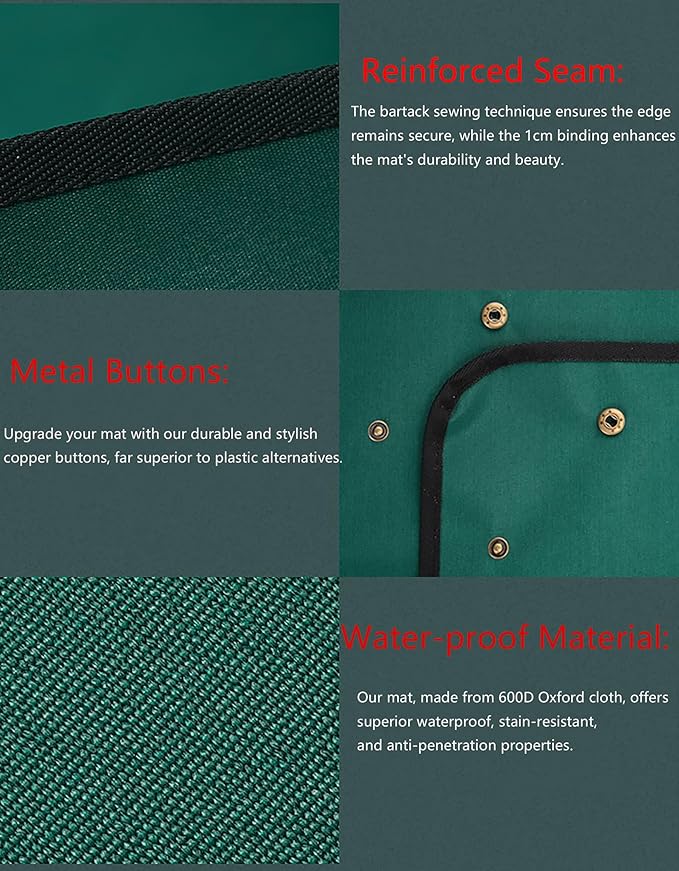 KONMAY Foldable Thicken Repotting Mat Tool Set - 40''X60'' Waterproof Potting Tray, Shovel and Garden Glove for Indoor and Outdoor Transplanting and Soil Mess Control