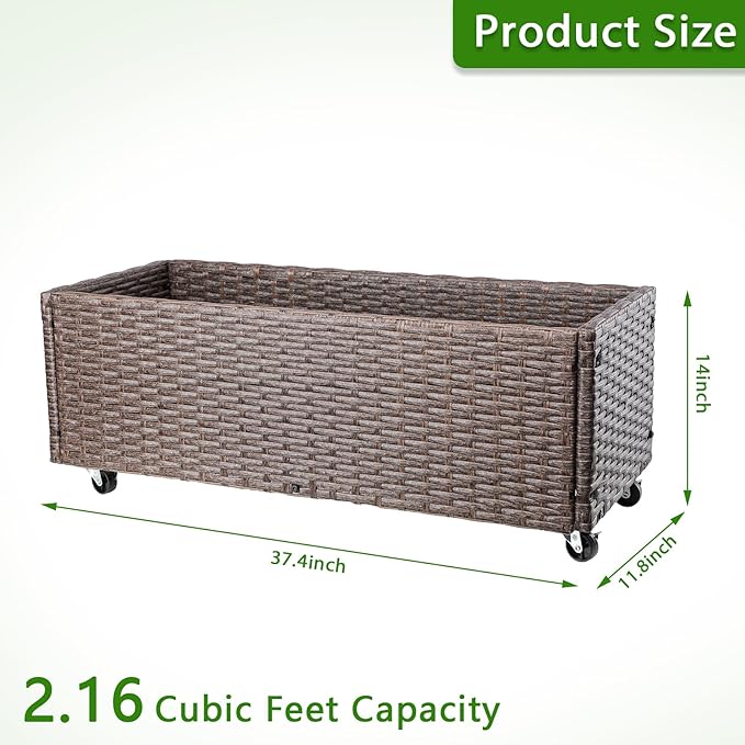 WONDER GARDEN Raised Garden Bed-Planter Box - Elevated Raised Garden Beds Outdoor with Legs for Vegetables Flower Herb Backyard Patio