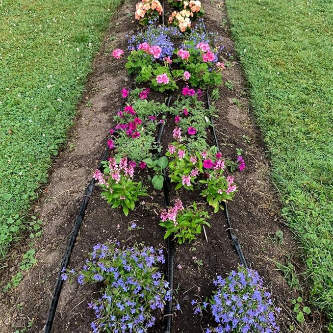 Watex Home Irrigation, Soaker Hose, 50 ft. Weeping hose, water-efficient irrigation, saving water by 60%