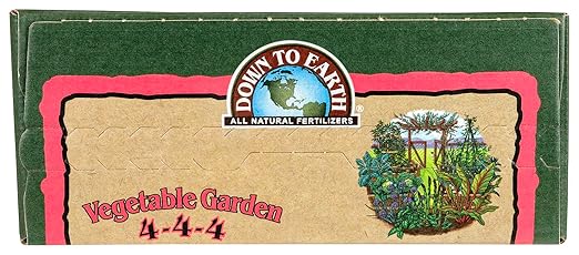 Down to Earth Organic Vegetable Garden Fertilizer 4-4-4, 5lb