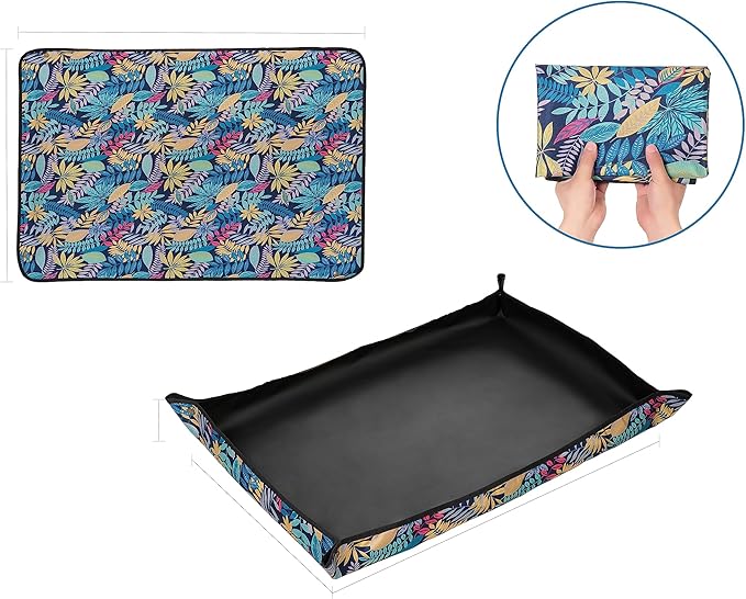 KONMAY Extra Large Foldable Waterproof Repotting Mat for Indoor Plants Transplanting and Soil Mess Control - 30''X44'' Thicken Potting Tray Gardening Mat for Succulent Repotting